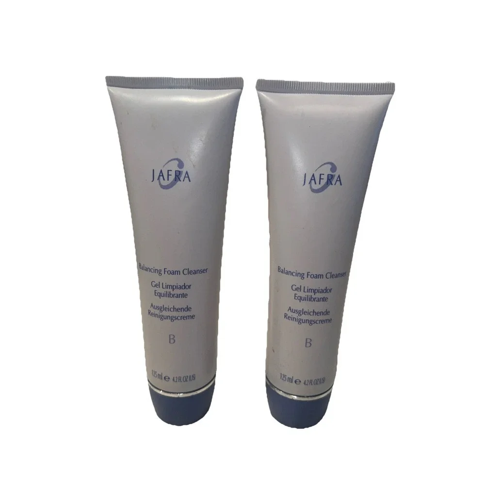 Set Of 2 Jafra Advanced Dynamics Balancing Foam Cleanser 4.2 Fl Oz New Unsealed